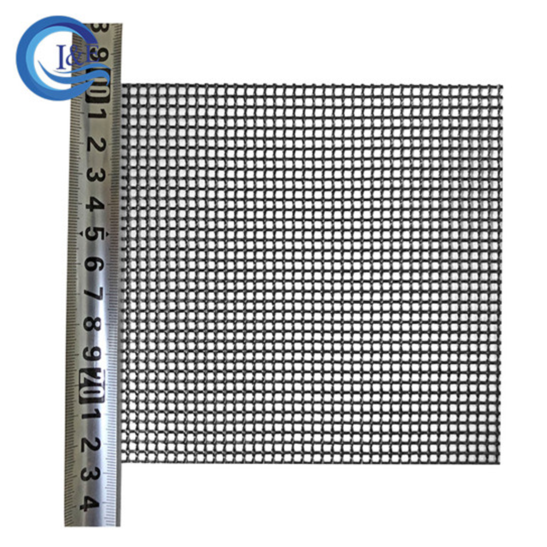 High Temp Carbonized Fiberglass Mesh Filter