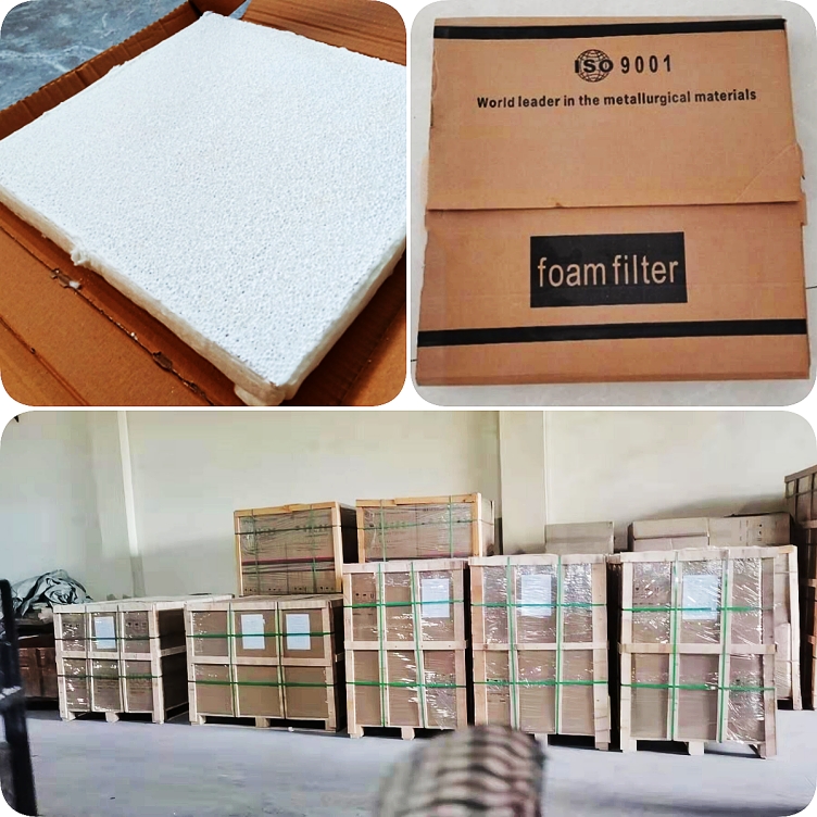 User Manual and Packages of Ceramic Foam Filters