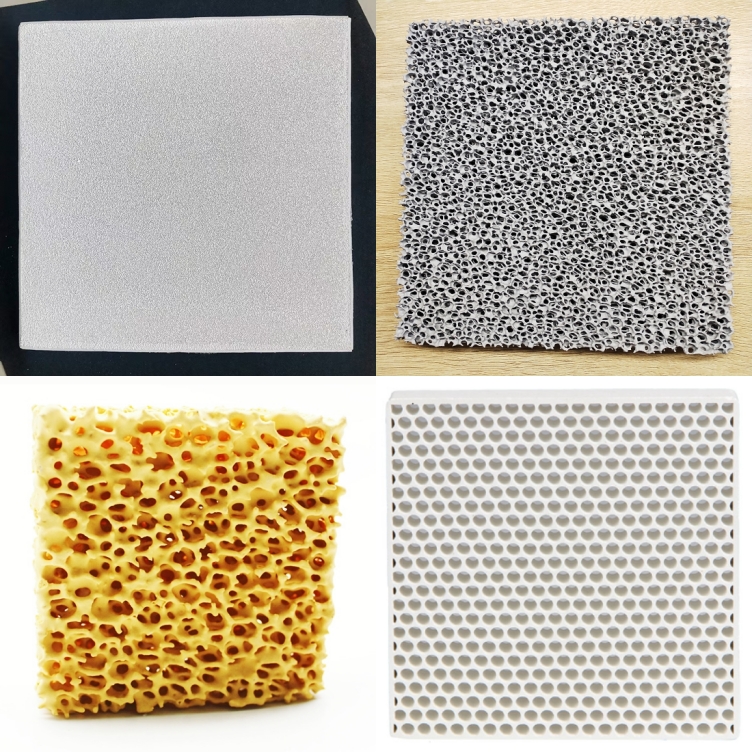 Silicon Carbide Alumina Zirconia and Honeycomb extruded ceramic filter