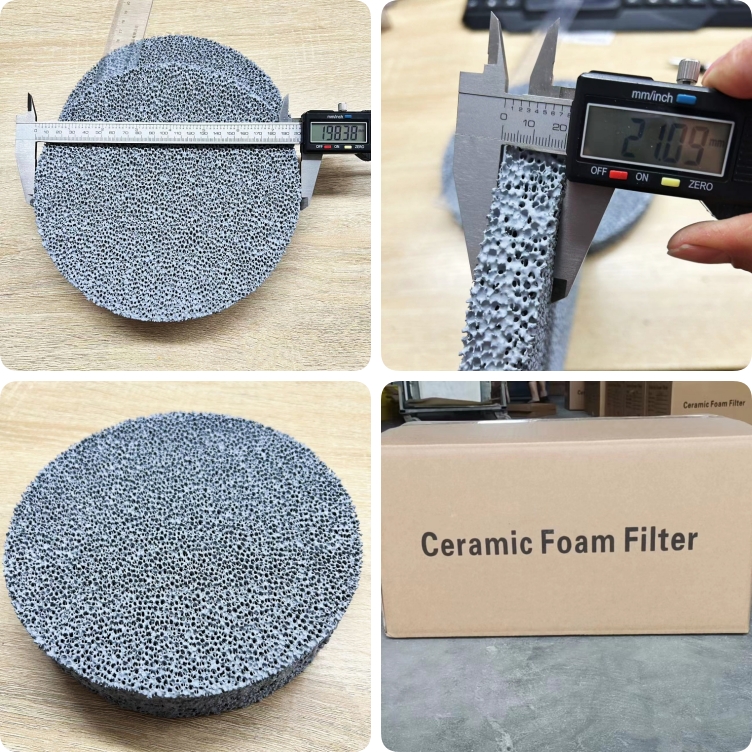 Silicon Carbide Ceramic Foam Filter For Copper And Iron