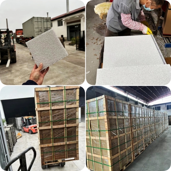 Export Alumina Ceramic Foam Filter Plates To Our North-America Clients