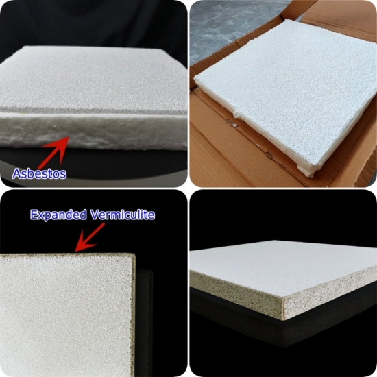 Right-angle side bevel edge with Expandable gasket asbestos hemming alumina ceramic foam filter plate