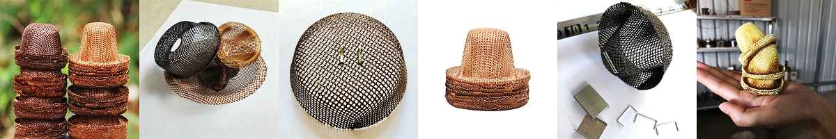 High Silica Fiberglass Filtration Cap