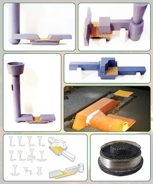 Fiberglass Cap Filter For Aluminium Filtration
