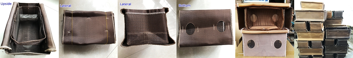 Fiberglass Filtration Shunt Combo Bag For Molten Aluminium