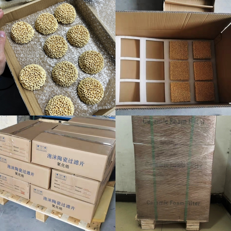 Zirconia Ceramic Foam Filters from Hebei Cangchen With ISO Certification