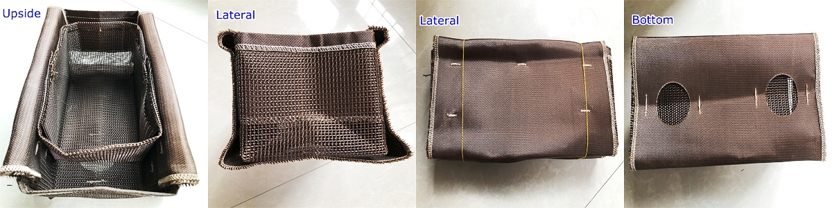 Fiberglass Filtration Shunt Combo Bag For Molten Aluminium