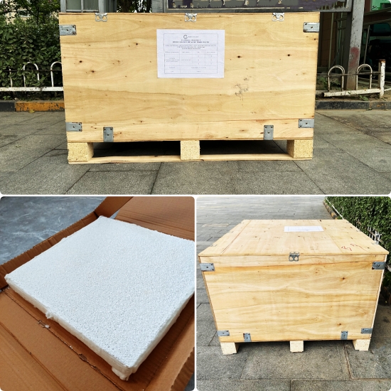 Export package of alumina ceramic foam filter plate
