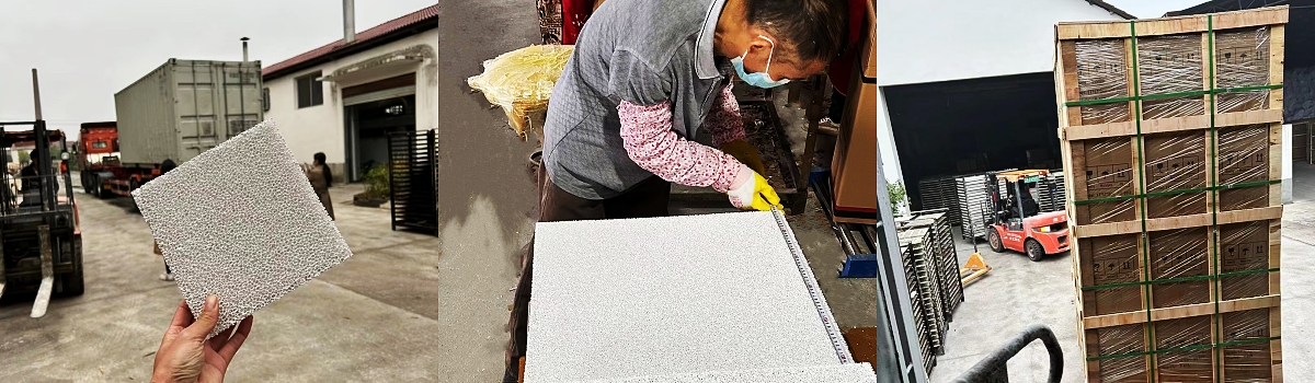 Ceramic Foam Filter Plate For Aluminium and Alloy