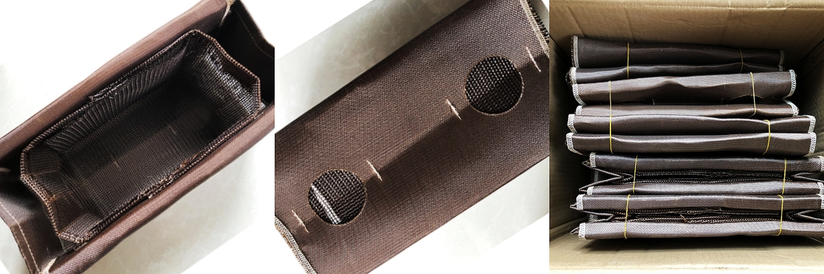 Export Fiberglass Filter Combo bags For Aluminium Foundry