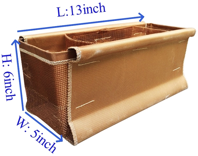 Fiberglass Filtration Shunt Combo Bag For Molten Aluminium