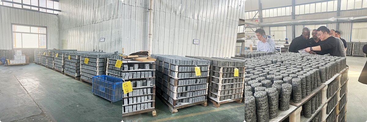 Zirconia and SIC ceramic foam filters exported to Brazil