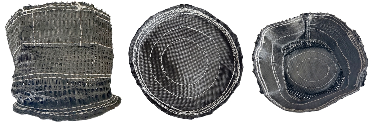Soft Carbon Fiber Filter Bag And Fiberglass TF Combo Bag