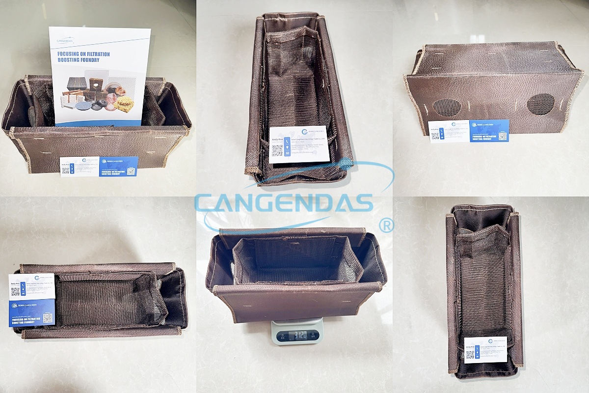 Thermally Formed Rigidized Combo Bags For Aluminum Casting Filtration