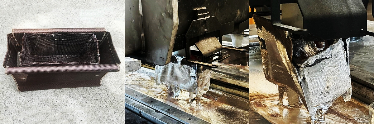 Thermally Formed Rigidized Combo Bags For Aluminum Casting Filtration