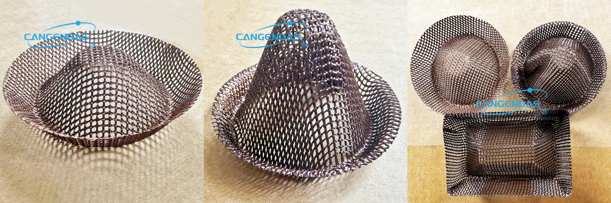 How are fiberglass cap filters produced by Hebei CangChen