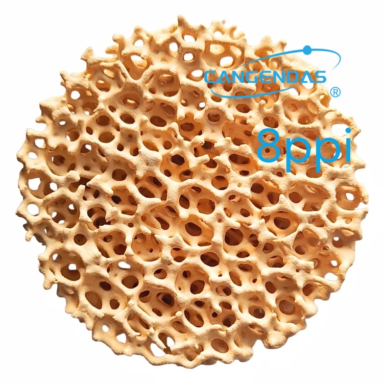 8ppi Zirconia ceramic foam filters by Hebei CangChen