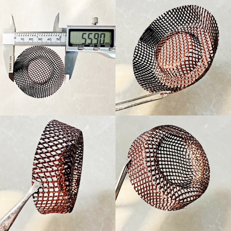 Special Shape Fiberglass Cap Filter for aluminum casting filtration use