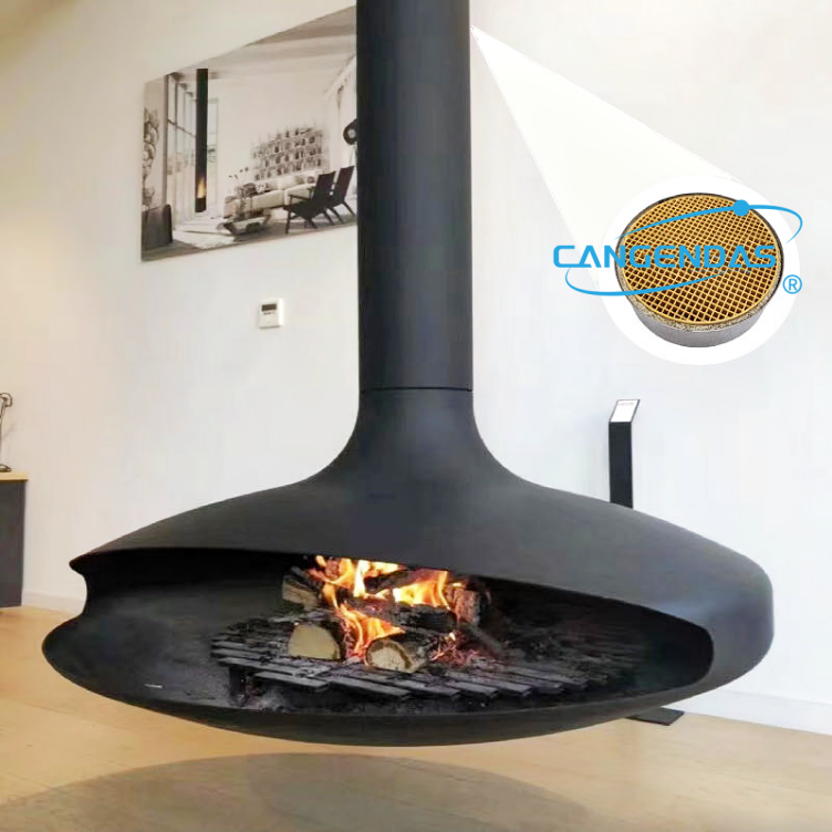 Straight-hole Honeycomb Ceramic For Fireplaces