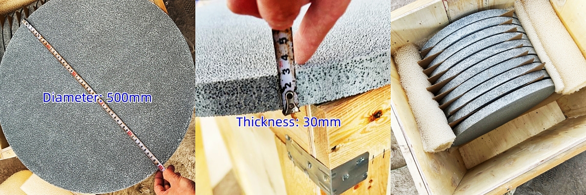 SIC Ceramic Foam Filter For Ductile Iron Grey Cast Iron SIC Ceramic Foam Filter For Ductile Iron Grey Cast Iron