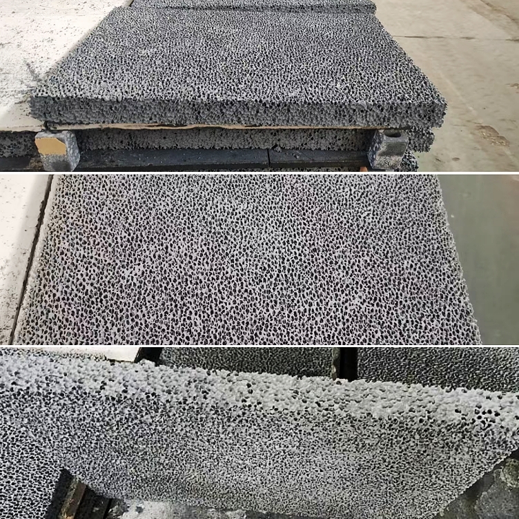 Large size of SIC ceramic foam filters exported to abroad client