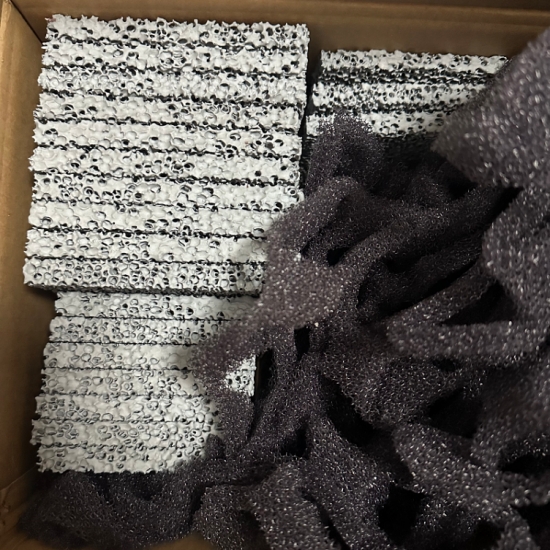 144X144X10 119X119X15mm 10ppi SIC ceramic foam filters for SLOVENIA Client 144X144X10 119X119X15mm 10ppi SIC ceramic foam filters for SLOVENIA Client