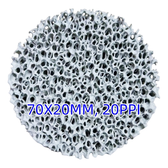 70x20mm 20ppi SIC ceramic foam filters to our Indonesia Client 70x20mm 20ppi SIC ceramic foam filters to our Indonesia Client