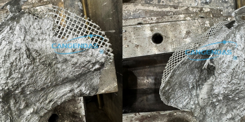 Round Fiberglass Filter Mesh For Aluminum Casting Filtration Use