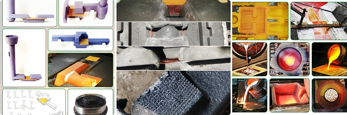 Round Fiberglass Filter Mesh For Aluminum Casting Filtration Use