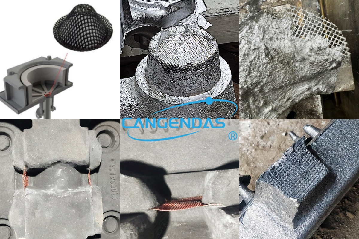 Round Fiberglass Filter Mesh For Aluminum Casting Filtration Use