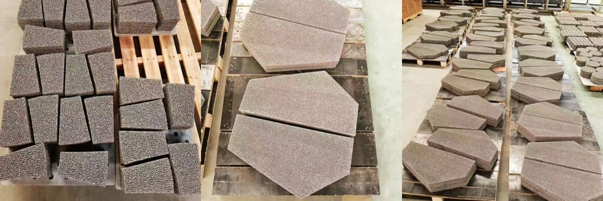 One container of SIC ceramic foam filters exported to our abroad client One container of SIC ceramic foam filters exported to our abroad client