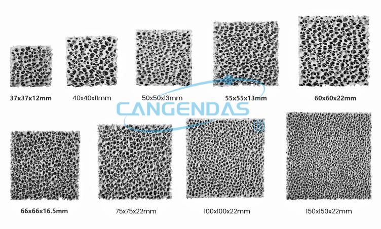 Silicon Carbide ceramic foam filter exported to USA client Silicon Carbide ceramic foam filter exported to USA client