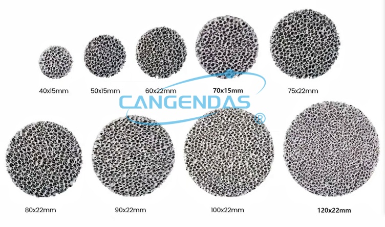 Silicon Carbide ceramic foam filter exported to USA client Silicon Carbide ceramic foam filter exported to USA client