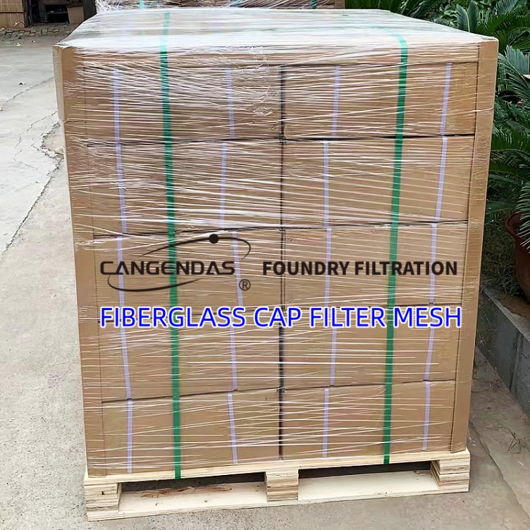 Fiberglass Cap Filter Mesh For Auto Pistons Production