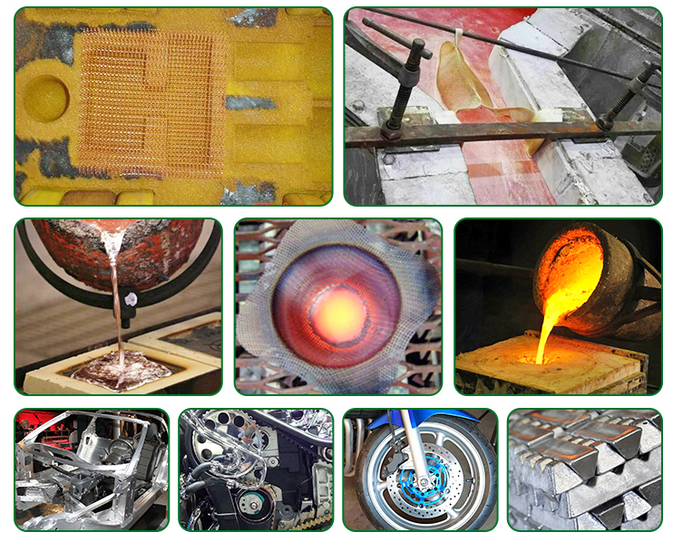 Fiberglass Cap Filter Mesh For Auto Pistons Production