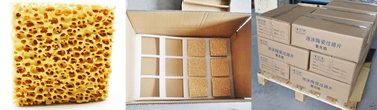 Zirconia Ceramic Foam Filter For Steel Casting Filtration Use