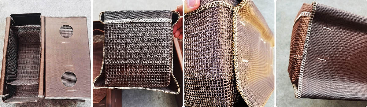 Fiberglass Filter Bag/Basket/Sock For Filtering Molten Continuous Aluminum