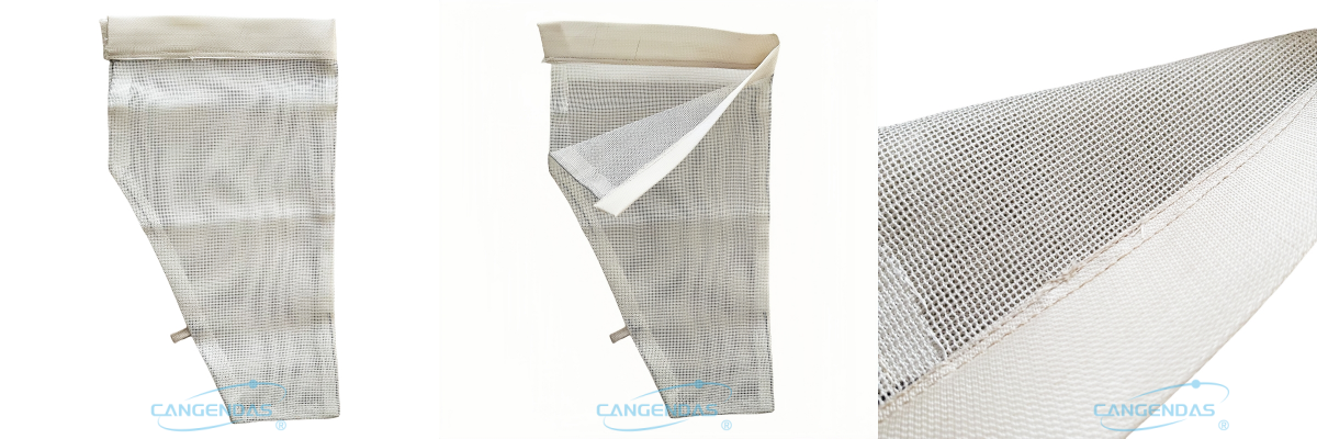 Fiberglass Filter Bag/Basket/Sock For Filtering Molten Continuous Aluminum