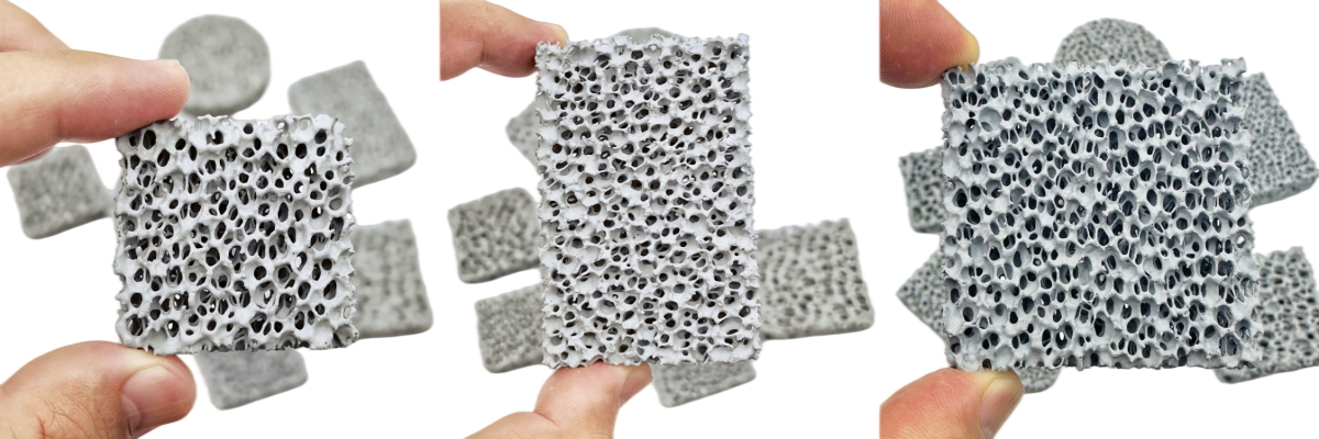SIC VS Alumina VS Zirconia ceramic foam filters SIC VS Alumina VS Zirconia ceramic foam filters