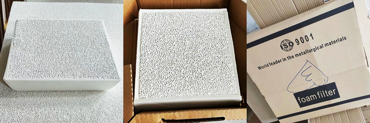 Alumina ceramic foam filter plate (large plate) Alumina ceramic foam filter plate (large plate)