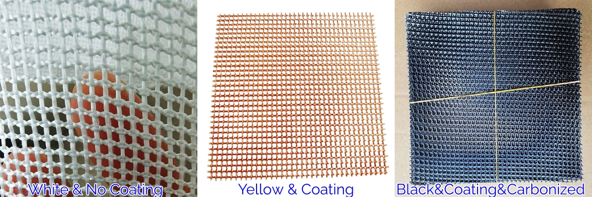 White/Yellow/Black Fiberglass Filter Mesh for Aluminum Casting Filtration