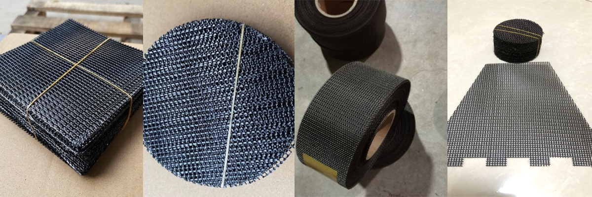 White/Yellow/Black Fiberglass Filter Mesh for Aluminum Casting Filtration