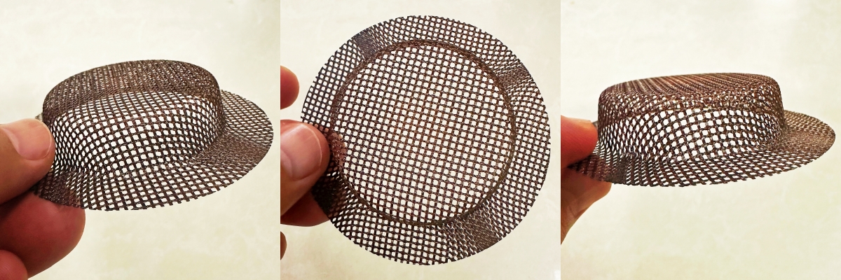 Fiberglass Cap filter mesh for Aluminum casting filtration Fiberglass Cap filter mesh for Aluminum casting filtration