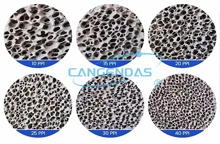 8ppi SiC ceramic foam filter for our Thailand client