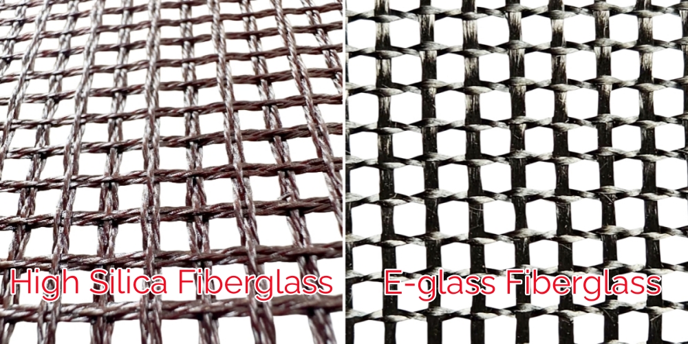 High Silica Fiberglass Filter Mesh VS E Glass Fiberglass Filter Mesh