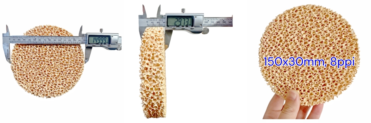 Zirconia Ceramic Foam Filter (CFF) Zirconia Ceramic Foam Filter (CFF)