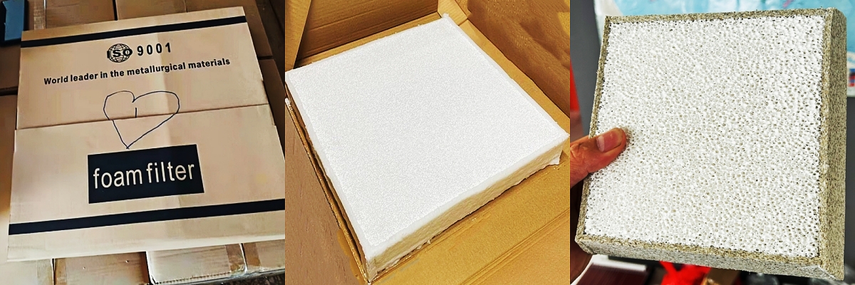 Alumina Ceramic Foam Filter Plate For Aluminum Casting Filtration