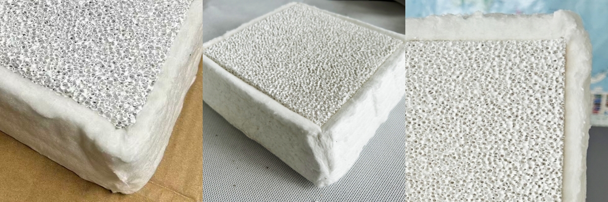 Alumina Ceramic Foam Filter Plate For Aluminum Casting Filtration