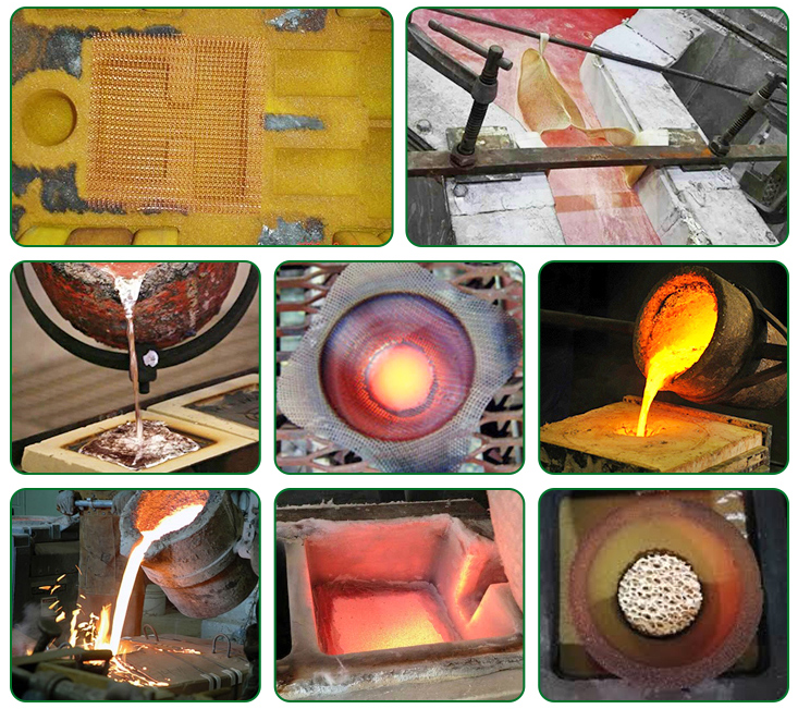 High Silica Fiberglass Filter Mesh for Molten Steel Filtration High Silica Fiberglass Filter Mesh for Molten Steel Filtration