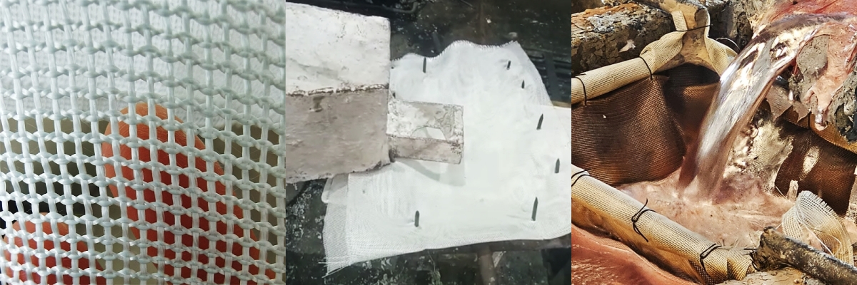 White Resin Coated Fiberglass Filter Mesh for Molten Aluminum White Resin Coated Fiberglass Filter Mesh for Molten Aluminum